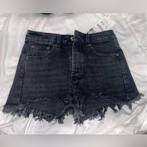 Zara Black Jean Shorts - NWT